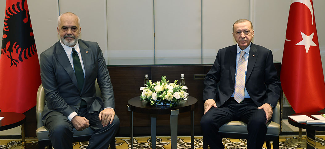 Cumhurbaşkanı Erdoğan, Arnavutluk Başbakanı Rama'yı kabul etti